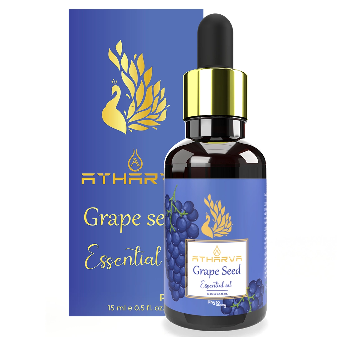 RBV B2B Atharva Grape Seed Essential Oil (15ml)-12 Pcs.